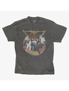 Pánské tričko Merch Revival Tee - Aerosmith Dream On Unisex T-Shirt Black
