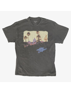Pánské tričko Merch Revival Tee - Eagles Hotel California Art Unisex T-Shirt Black