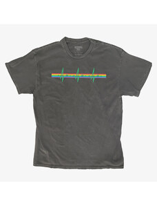 Pánské tričko Merch Revival Tee - Pink Floyd Dark Side Of The Moon Heartbeat Unisex T-Shirt Black