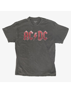 Pánské tričko Merch Revival Tee - AC/DC Red Ice Logo Unisex T-Shirt Black