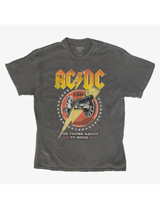 Pánské tričko Merch Revival Tee - AC/DC For Those About To Rock 1981 Unisex T-Shirt Black