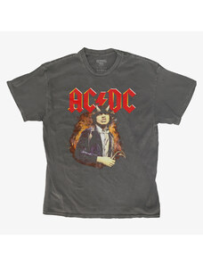 Pánské tričko Merch Revival Tee - AC/DC Logo Angus Young Highway To Hell Unisex T-Shirt Black