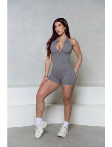 Gymclothes Dámský overal Boost Short Grey