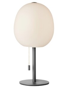 Stříbrná kovová stolní lampa Halo Design Wrong 32 cm