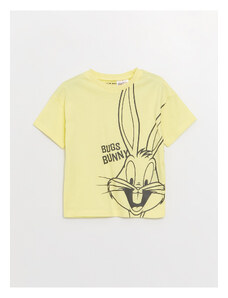 LC Waikiki Crew Neck Short Sleeve Bugs Bunny Printed Baby Boy T-Shirt