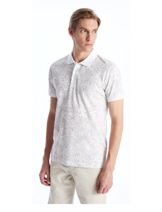 LC Waikiki Polo Neck Short Sleeve Patterned Men's T-Shirt