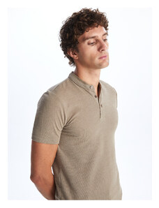 LC Waikiki A Big Collar Short Sleeved Men's T-Shirt