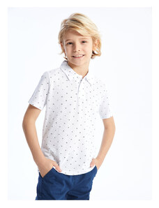 LC Waikiki Boy Polo Neck Printed Short Sleeve T-Shirt