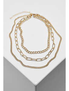 Urban Classics Accessoires Řetízkový náhrdelník - zlaté barvy