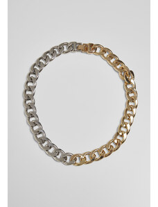 Urban Classics Accessoires Dvoubarevný náhrdelník - zlaté a stříbrné barvy