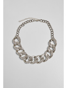 Urban Classics Accessoires Statement náhrdelník - stříbrné barvy