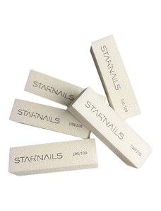 Brusný blok na nehty STARNAILS Premium - 100/100, 5 ks