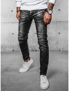 Dstreet Trendy černé pánské džíny