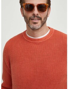Bavlněný svetr Pepe Jeans oranžová barva