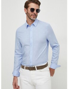 Košile Guess SUNSET pánská, slim, s klasickým límcem, M4RH55 WFXX0