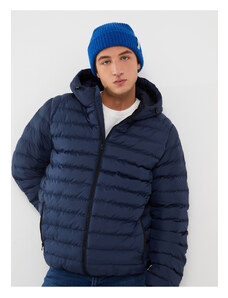 LC Waikiki Standard Fit Men's Down Jacket with a Hooded Hood.