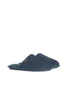 Barbour Foley Slippers — Navy