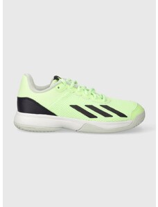 Dětské sneakers boty adidas Performance Courtflash K zelená barva