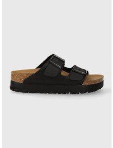 Pantofle Birkenstock X PAPILLIO Arizona Platform Flex dámské, černá barva, 1027395