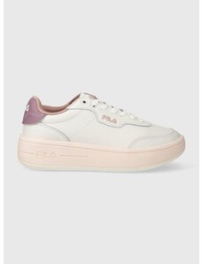 Kožené sneakers boty Fila PREMIUM růžová barva, FFW0337