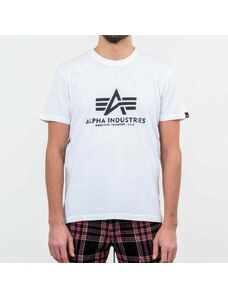 Alpha Industries Inc. Pánské tričko Alpha Industries Basic Logo Tee White