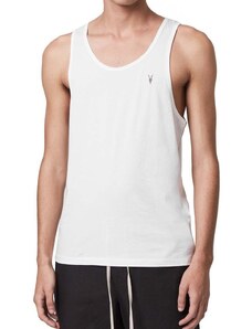 Bavlněné tričko AllSaints TONIC VEST bílá barva