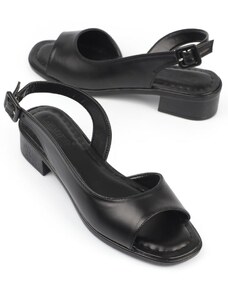 Capone Outfitters Women's Shoes with Pad Inside and Open Side Buckle