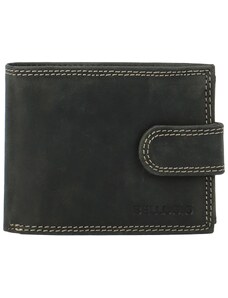 Pánská kožená peněženka černá - Bellugio Lokys černá