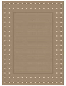 Devos koberce Kusový koberec Floorlux 20329 Taupe/Champagne – na ven i na doma - 60x110 cm