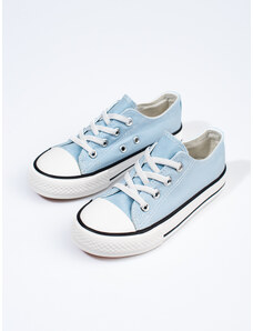 Blue Vico children's sneakers with elastic bands