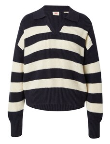 LEVI'S  Svetr 'Eve Sweater' marine modrá / barva bílé vlny