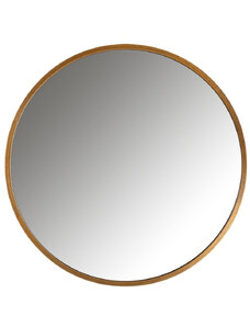Zlaté kovové závěsné zrcadlo Richmond Maeron 110 cm