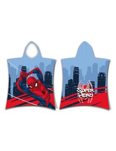 Jerry Fabrics Dětské pončo 50x115 cm - Spider man "Super hero"