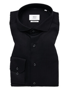 Košile Eterna Modern Fit "Uni Jersey" Soft tailoring černá 2159_39JS82
