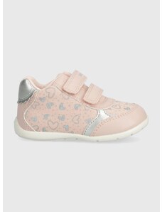 Dětské sneakers boty Geox ELTHAN růžová barva
