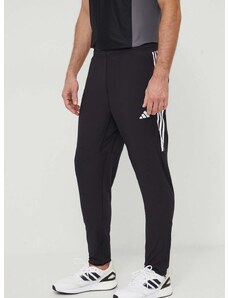 Běžecké kalhoty adidas Performance Own the Run černá barva, s potiskem, IK4982