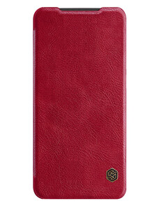Knížkové pouzdro / obal / kryt pouzdro / obal / kryt Nillkin Qin pro Apple iPhone 12 Pro Max , barva červená case