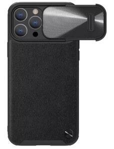 Kryt Nillkin CamShield S Leather Magnetic Case for Apple iPhone 14 Pro Max , barva černá