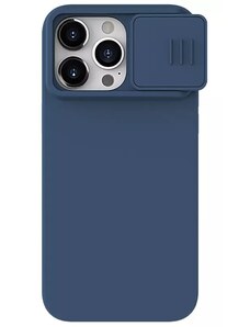 Kryt Nillkin CamShield Silky Silicone Case for Apple iPhone 15 Pro Max , barva modrá