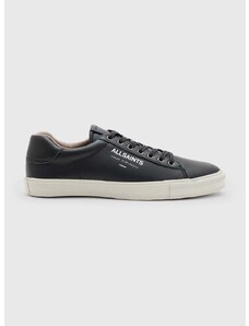 Kožené sneakers boty AllSaints Underground Leather Low černá barva, MF705X