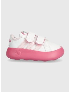 Dětské sneakers boty adidas GRAND COURT 2.0 Marie CF I růžová barva