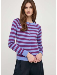 Vlněný svetr MAX&Co. fialová barva, lehký