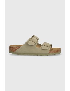 Pantofle Birkenstock Arizona dámské, zelená barva, 1027697