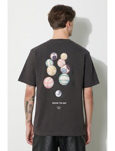 Bavlněné tričko Filling Pieces T-shirt Petanque šedá barva, s potiskem, 74434031268