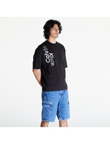 Pánské tričko Calvin Klein Jeans Blocking Graphic Short Sleeve Tee Black