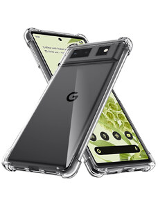 Techsuit Anti Shock silikonové pouzdro pro Google Pixel 6 transparentní