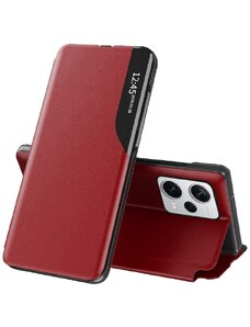 Techsuit Elegantní knižkové pouzdro View Case pro Xiaomi Redmi Note 12 Pro/Poco X5 pro Xiaomi Redmi Note 12 Pro červená