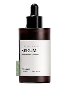 VILLAGE 11 FACTORY - ACTIVE CLEAN SERUM - Sérum pro problematickou pleť a akné s AHA&BHA kyselinami 50 ml