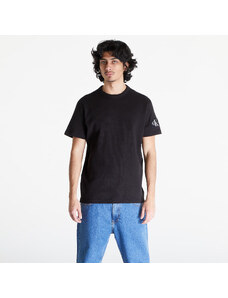 Pánské tričko Calvin Klein Jeans Badge Waffle Short Sleeve Tee Black