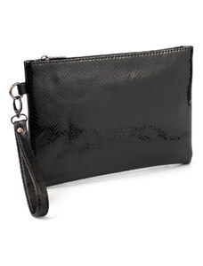 Capone Outfitters Paris Women's Clutch Portfolio Black Bag